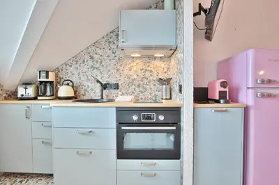 Küche/Küchenzeile in der Unterkunft Residenz Ostseestrand Appartement 31 