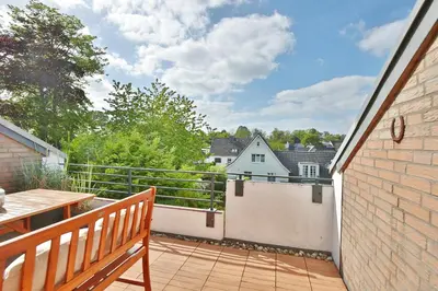 Ein Balkon oder eine Terrasse in der Unterkunft Haus Adria Appartement 27 Ostseegöre