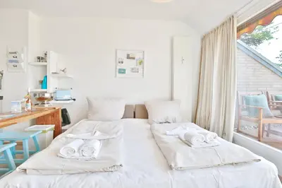 Ein Bett oder Betten in einem Zimmer der Unterkunft Haus Adria Appartement 27 Ostseegöre