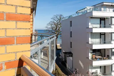 Ein Balkon oder eine Terrasse in der Unterkunft Montemare Sonnenanbeter