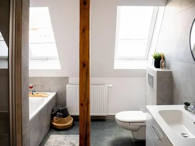 Ein Badezimmer in der Unterkunft Unter den Linden