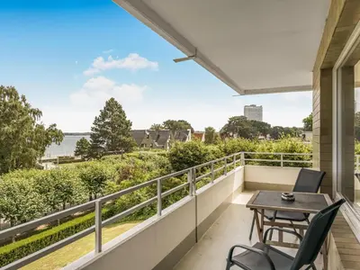 Ein Balkon oder eine Terrasse in der Unterkunft Objekt-Nr 210 - Strand - Kaiserallee