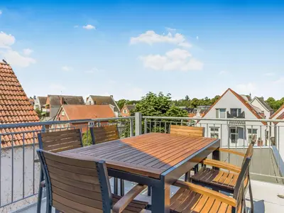 Ein Balkon oder eine Terrasse in der Unterkunft Objekt-Nr 154 - Hafen - Vorderreihe