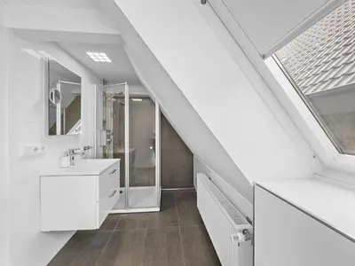 Ein Badezimmer in der Unterkunft Objekt-Nr 161 - Hafen - Vorderreihe