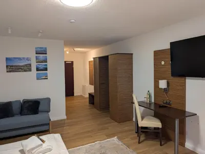 TV/Unterhaltungsangebot in der Unterkunft Turmhotel Scharbeutz