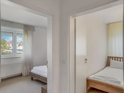 Ein Bett oder Betten in einem Zimmer der Unterkunft Objekt-Nr 11 - Priwall - Pötenitzer Weg