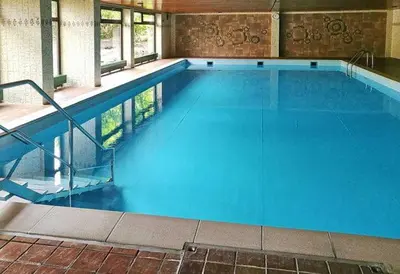 Der Swimmingpool an oder in der Nähe von MeerZeit mit Schwimmbad und Sauna