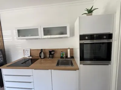 Küche/Küchenzeile in der Unterkunft Gemütliche 1-Zimmer Gästewohnung