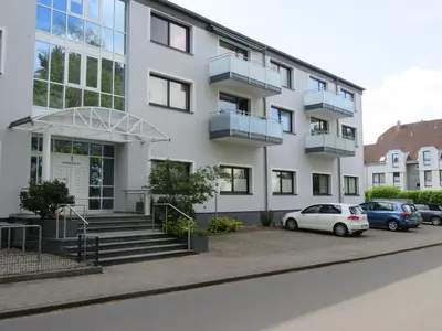 Das Gebäude in dem sich die Ferienwohnung befindet