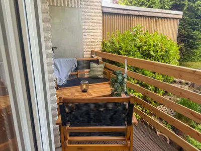 Ein Balkon oder eine Terrasse in der Unterkunft Oda Living