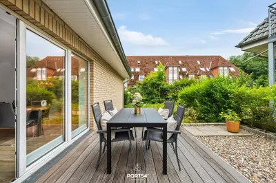 Das Gebäude in dem sich die Ferienwohnung befindet