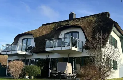 Das Gebäude in dem sich die Ferienwohnung befindet