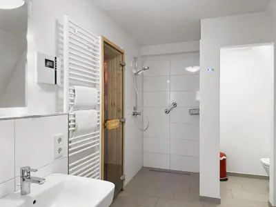 Ein Badezimmer in der Unterkunft Objekt-Nr 132 - Hafen - Kurgartenstraße