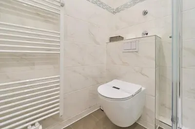 Ein Badezimmer in der Unterkunft Sonnennest Scharbeutz