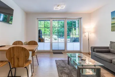TV/Unterhaltungsangebot in der Unterkunft Haus Aaron Fehlingstraße, Fewo 221