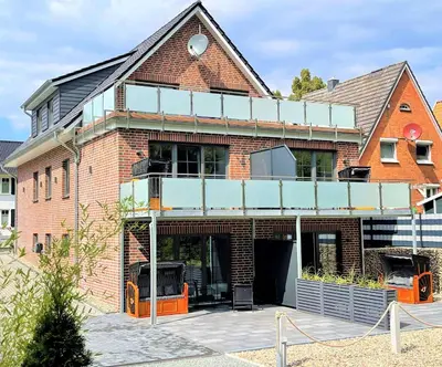 Das Gebäude in dem sich die Ferienwohnung befindet