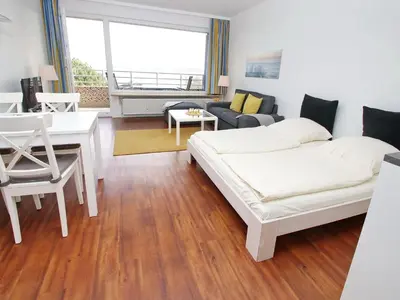 Ein Bett oder Betten in einem Zimmer der Unterkunft Kaiserallee, Fewo 155