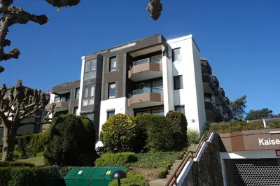 Das Gebäude in dem sich die Ferienwohnung befindet