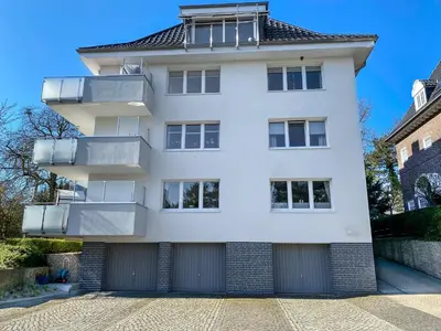 Das Gebäude in dem sich die Ferienwohnung befindet