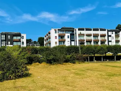 Das Gebäude in dem sich die Ferienwohnung befindet
