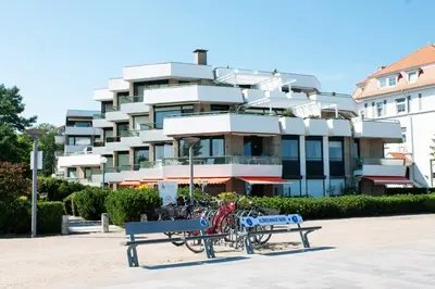 Das Gebäude in dem sich die Ferienwohnung befindet