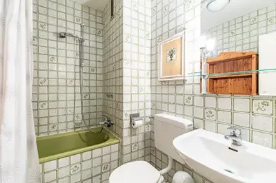 Ein Badezimmer in der Unterkunft Kaiserallee, Fewo 198