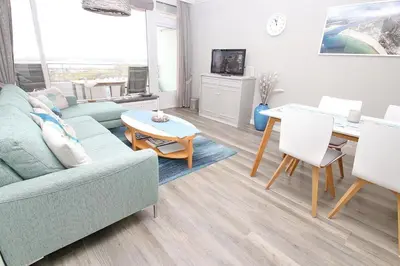 TV/Unterhaltungsangebot in der Unterkunft Trelleborgallee, Fewo 106