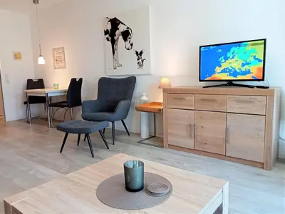 TV/Unterhaltungsangebot in der Unterkunft Strandredder, Fewo 185