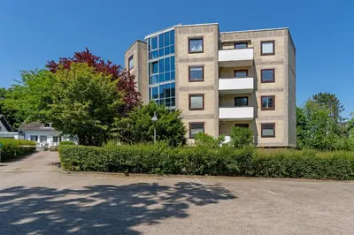 Das Gebäude in dem sich die Ferienwohnung befindet