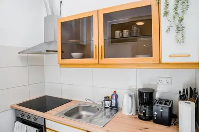 Küche/Küchenzeile in der Unterkunft DP Homes