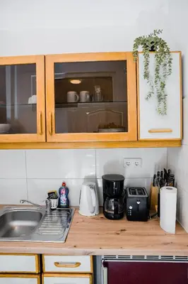 Küche/Küchenzeile in der Unterkunft DP Homes