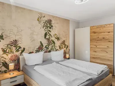 Ein Bett oder Betten in einem Zimmer der Unterkunft Objekt-Nr 62 - Strand - Kaiserallee