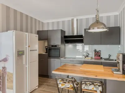 Küche/Küchenzeile in der Unterkunft Objekt-Nr 62 - Strand - Kaiserallee