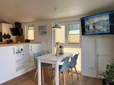 Küche/Küchenzeile in der Unterkunft Ostseecamp Ferienhaus Küstenklang