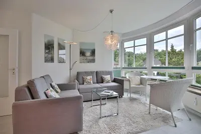 Ein Sitzbereich in der Unterkunft Residenz Weedkroog 13 Appartement 8
