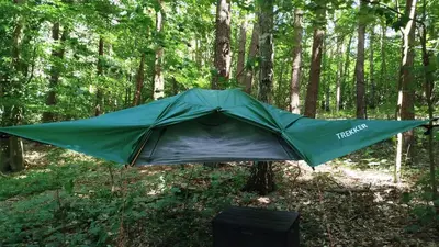 Grundriss der Unterkunft Baumzelt mitten im Wald bis 180kg