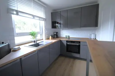 Grundriss der Unterkunft Ferienhaus mit Garten in Bad Schwartau für bis zu 6 Personen