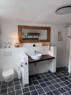 Ein Badezimmer in der Unterkunft Altstadthaus No 18
