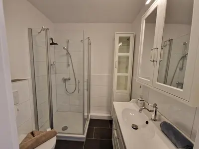 Ein Badezimmer in der Unterkunft Berliner Hof App. 109