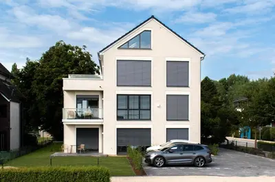 Das Gebäude in dem sich die Ferienwohnung befindet