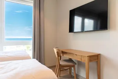 TV/Unterhaltungsangebot in der Unterkunft Ferienwohnung Villa Heidenreich Nr.5 - Scharbeutz