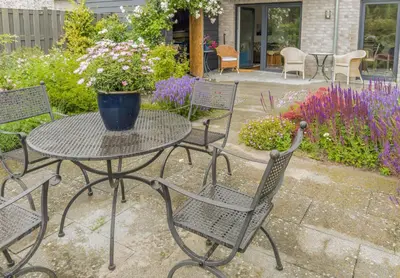 Ein Garten an der Unterkunft Objekt-Nr 232 - Hafen - Vogteistraße