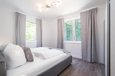 Ein Bett oder Betten in einem Zimmer der Unterkunft Haus Nele
