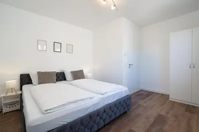 Ein Bett oder Betten in einem Zimmer der Unterkunft Haus Philip
