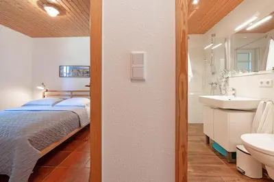 Ein Badezimmer in der Unterkunft Ferienparadies Seeweg 13