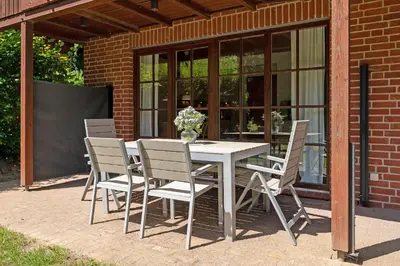 Ein Patio oder anderer Außenbereich in der Unterkunft Ferienparadies Seeweg 13