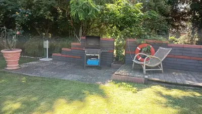 Ein Garten an der Unterkunft Ferienbucht Marina