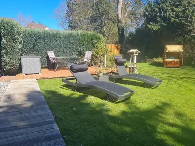 Ein Garten an der Unterkunft Ferienbucht Marina
