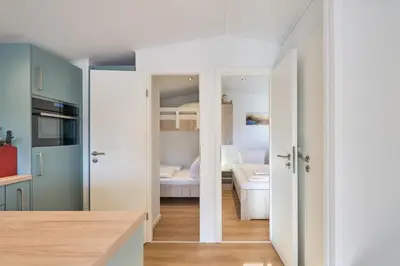Küche/Küchenzeile in der Unterkunft Ostseecamp Ferienhaus 