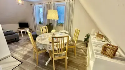 TV/Unterhaltungsangebot in der Unterkunft Ferienwohnung Heimathafen